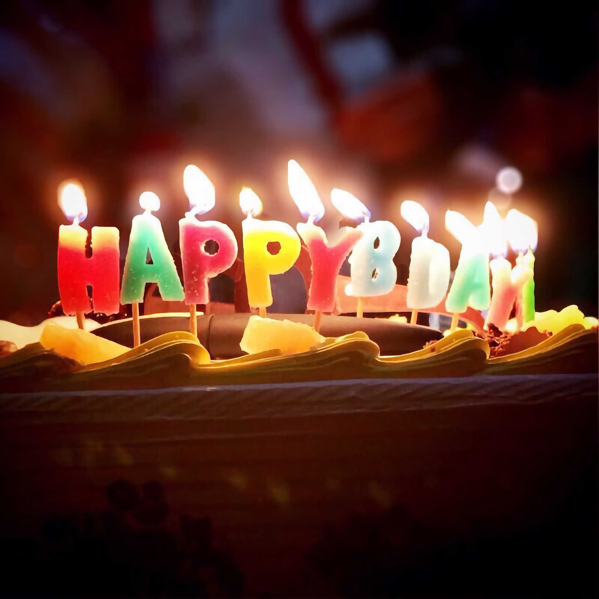 happy bday message with candles ai generator of birthday greetings